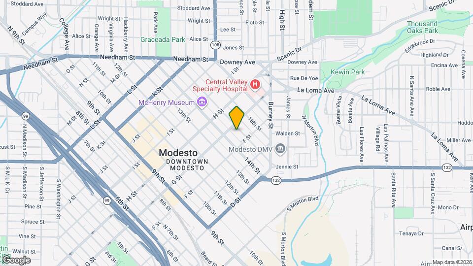 617 15th St Map and Location Details