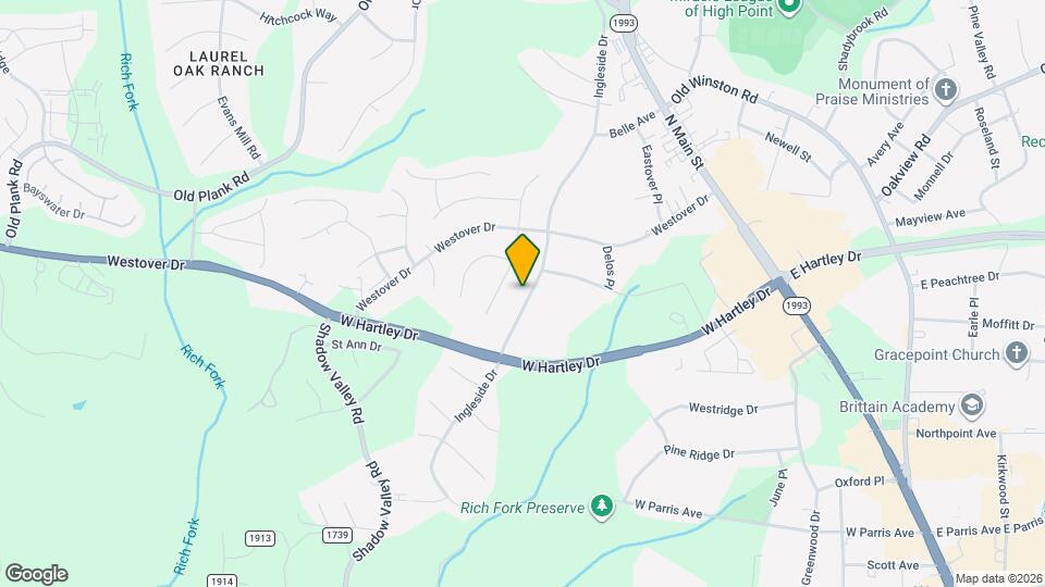 2709 Ingleside Dr Map and Location Details