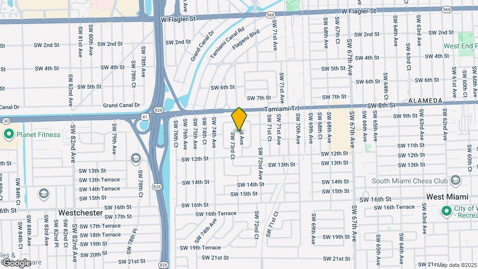 1000 SW 73rd Ave Map and Location Details