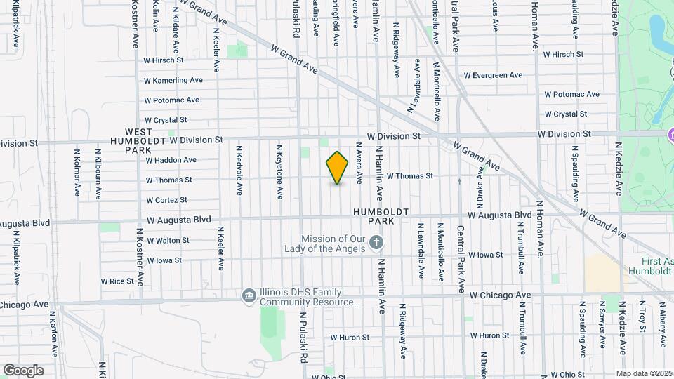 1044 N Springfield Ave Mapa y Detalles de la Ubicación
