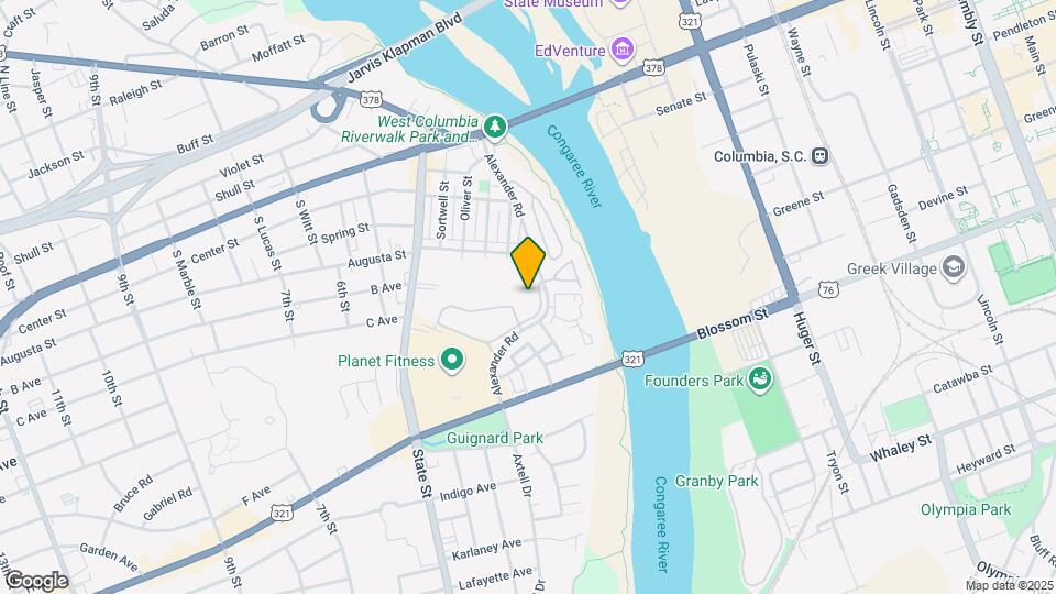 800 Alexander Rd Map and Location Details