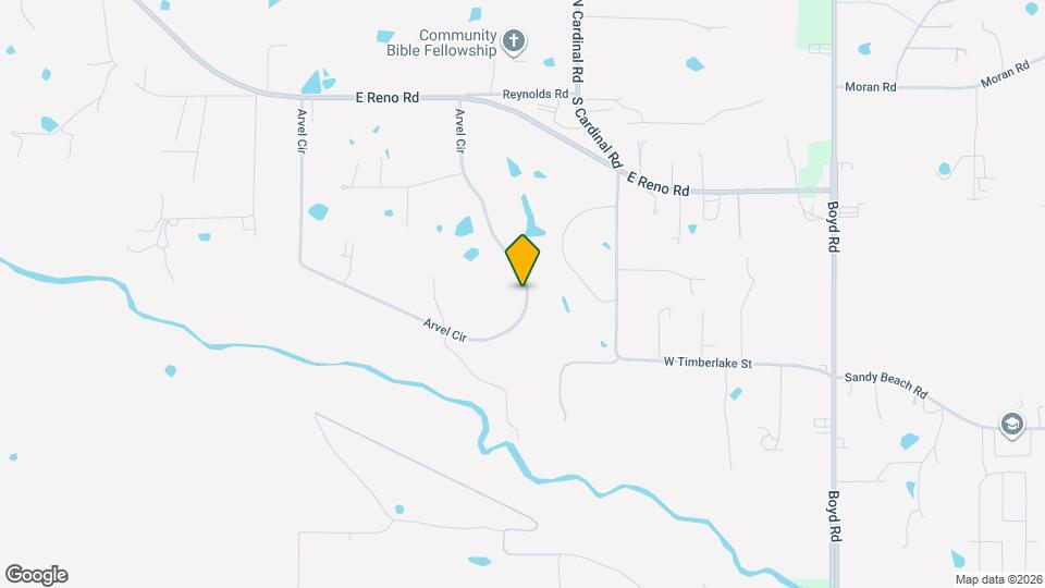 1401 Arvel Cir Map and Location Details