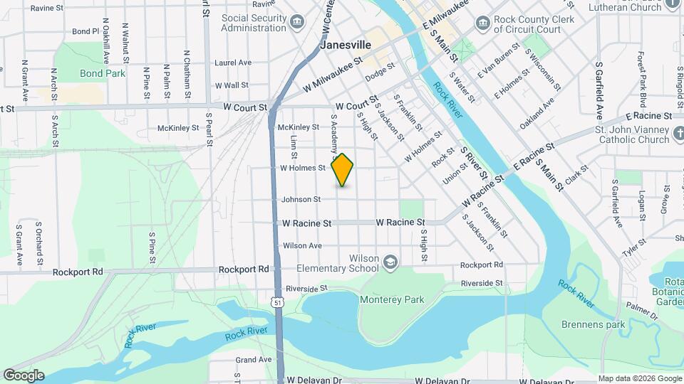 331 S Academy St Map and Location Details