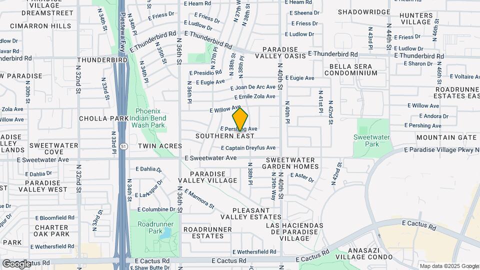 3776 E Surrey Ave Map and Location Details