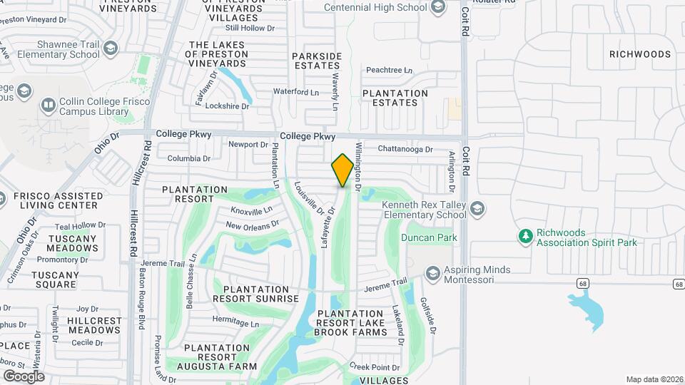 5918 Lafayette Dr Map and Location Details