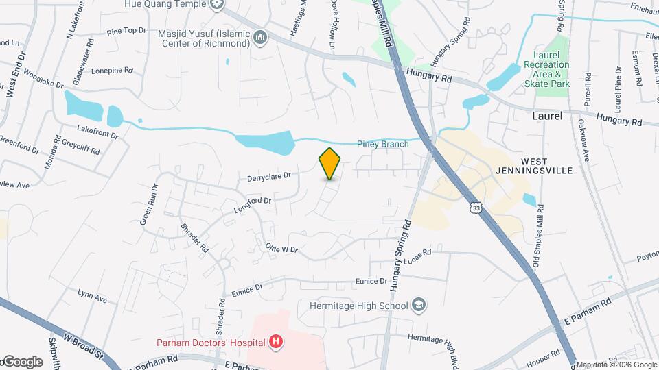 5512 Millwheel Ln Map and Location Details