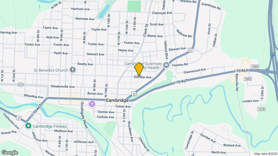 1202 Gomber Ave Map and Location Details