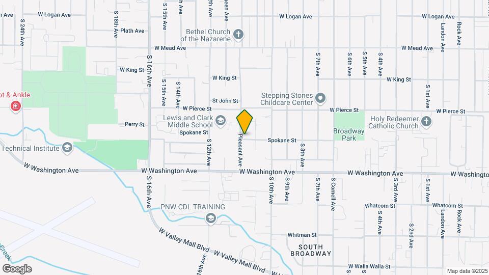 1719 Pleasant Ave Map and Location Details
