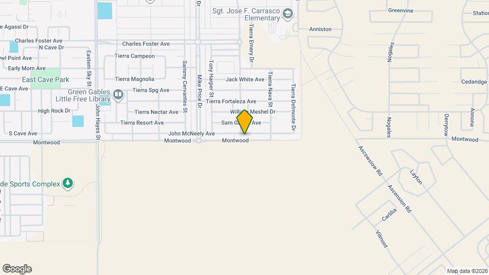 14804 John McNeely Ave Map and Location Details