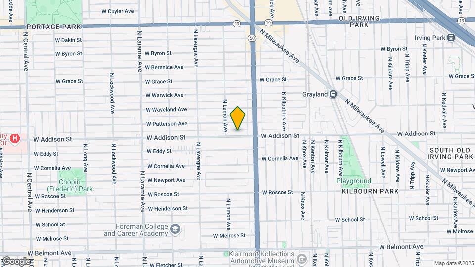 4838 W Addison St Map and Location Details