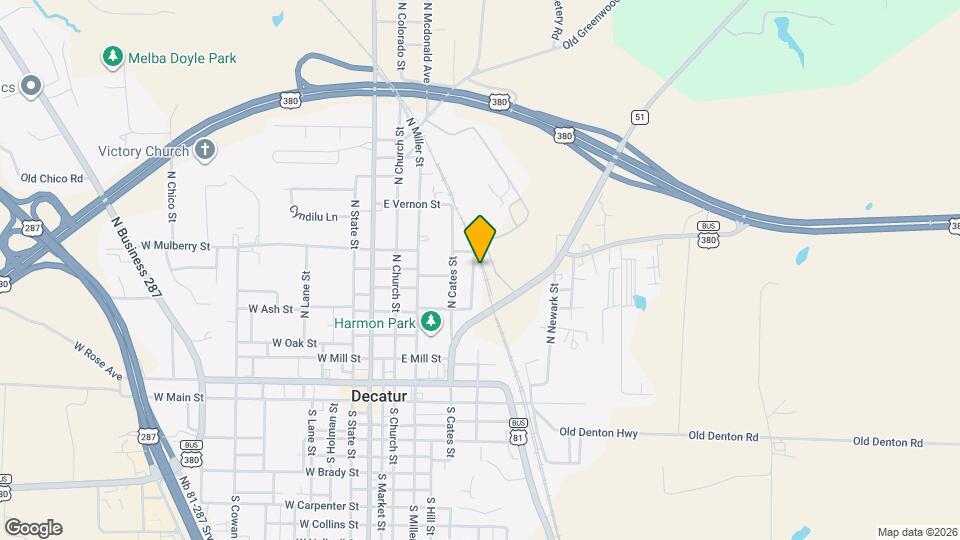 604 N Sewell Dr Map and Location Details