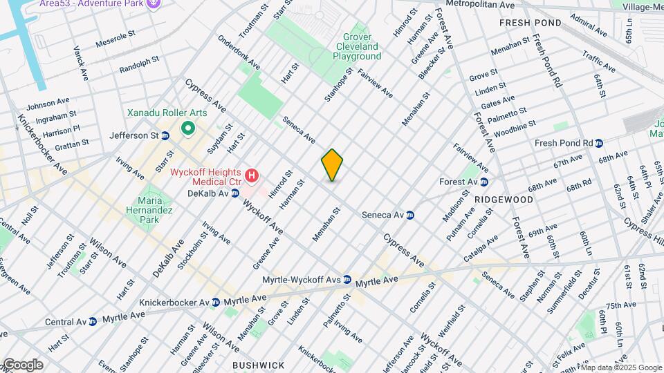 1717 Bleecker St Mapa y Detalles de la Ubicación