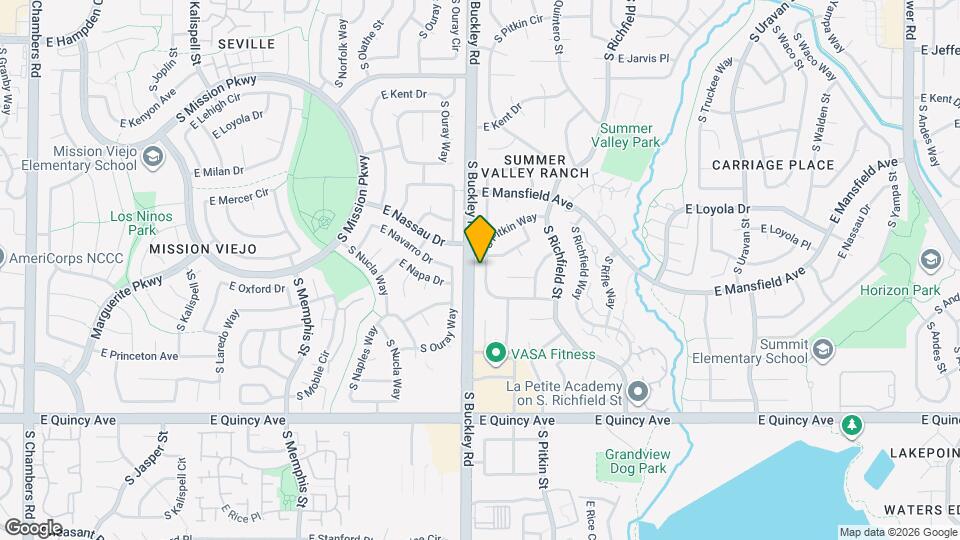 3993 S Pitkin Way Mapa y Detalles de la Ubicación