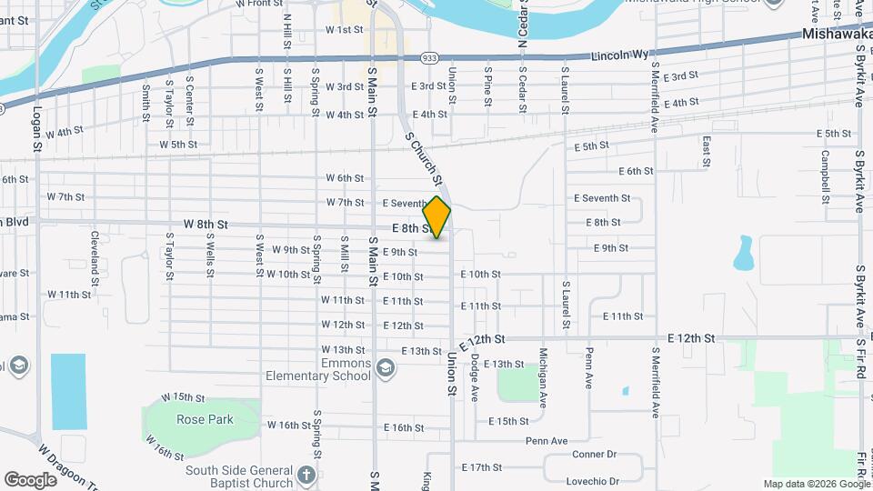 310 E 9th St Map and Location Details