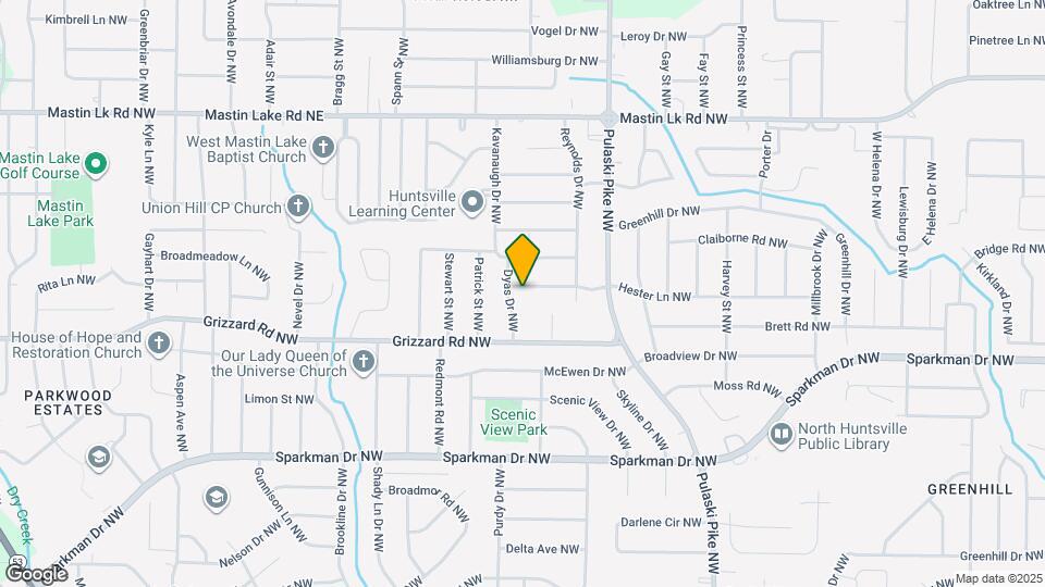 3619 Hester Ln NW Map and Location Details