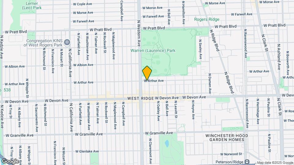 6458-6560 N Claremont Ave Mapa y Detalles de la Ubicación