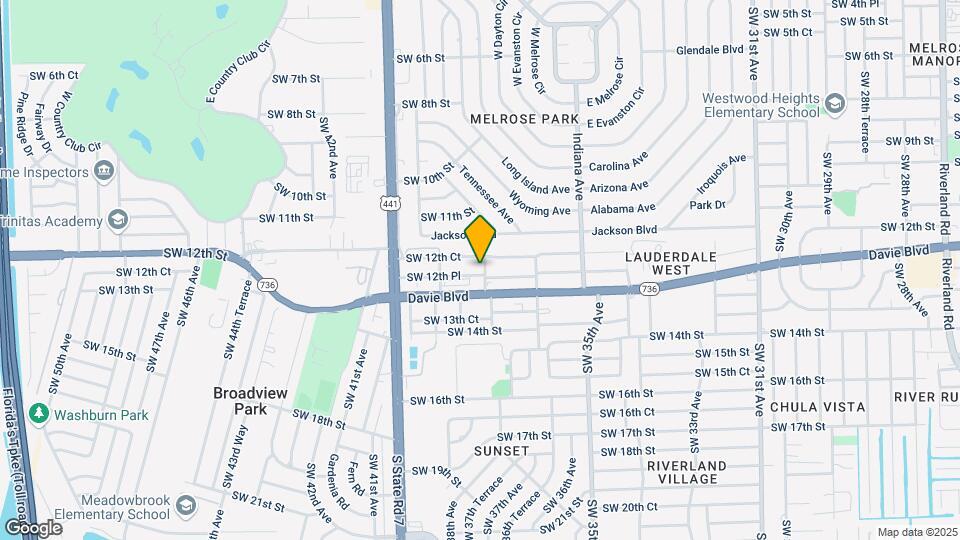 3701 SW 12th Pl Map and Location Details