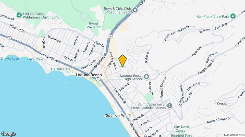 388 Loma Terrace Map and Location Details