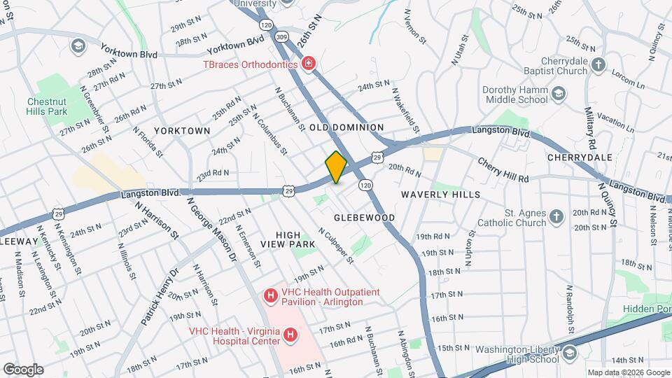 2161 N Brandywine St Map and Location Details