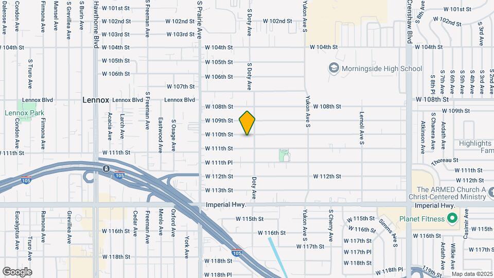 3810 W 110th St Mapa y Detalles de la Ubicación