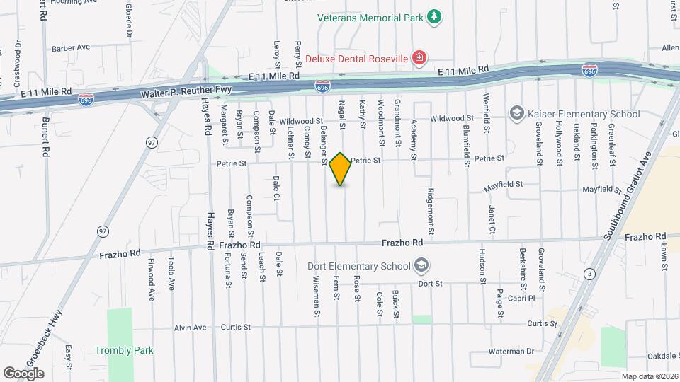 26153 Nagel St Map and Location Details