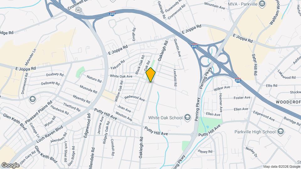 8550 Oakleigh Rd Mapa y Detalles de la Ubicación
