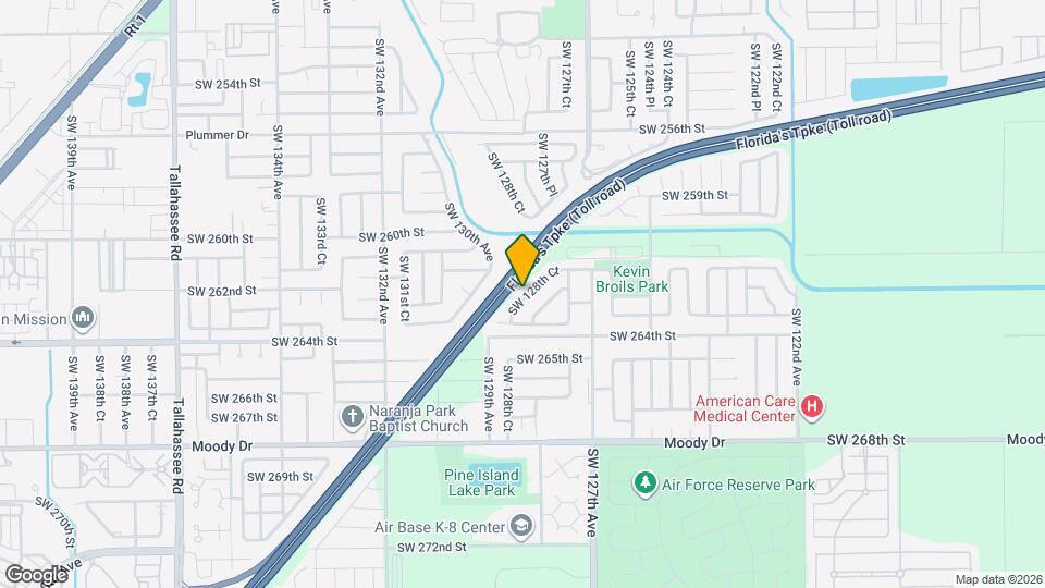 26234 SW 128th Ct Map and Location Details