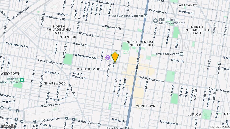 1737 N Willington St Mapa y Detalles de la Ubicación