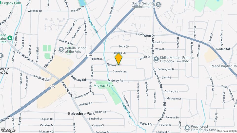 3231 Bonway Dr Map and Location Details