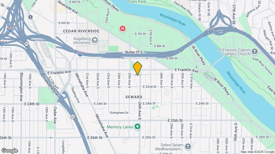 2018 26th Ave S Mapa y Detalles de la Ubicación