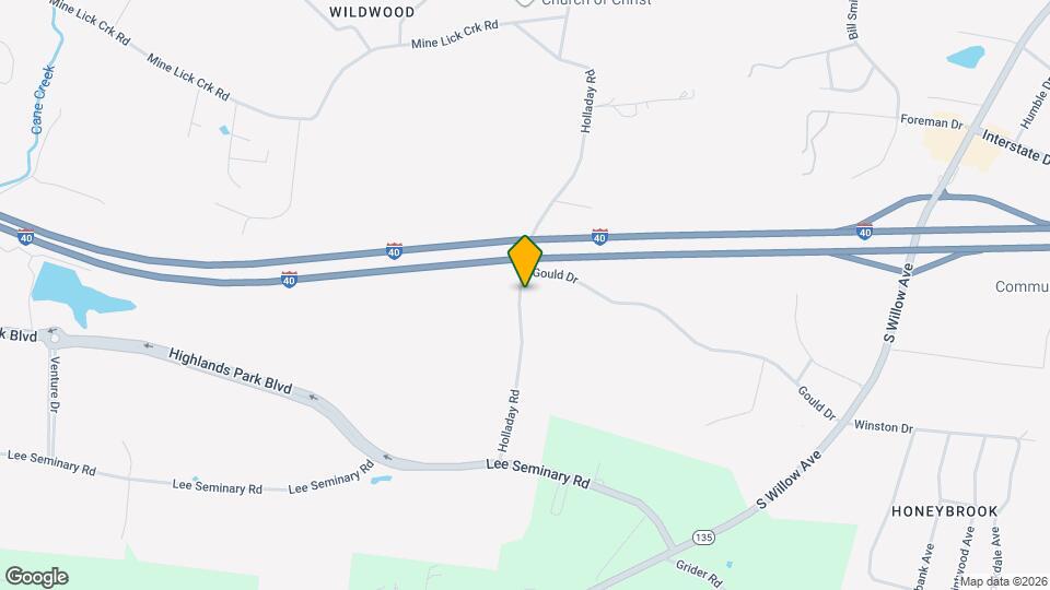 1516 Holladay Rd Map and Location Details