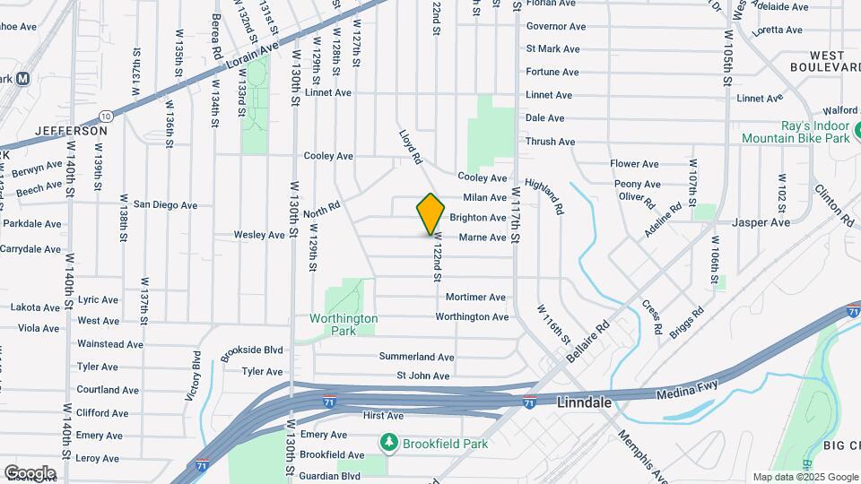 12205 Marne Ave Map and Location Details
