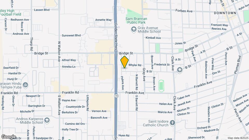1221 B St Map and Location Details