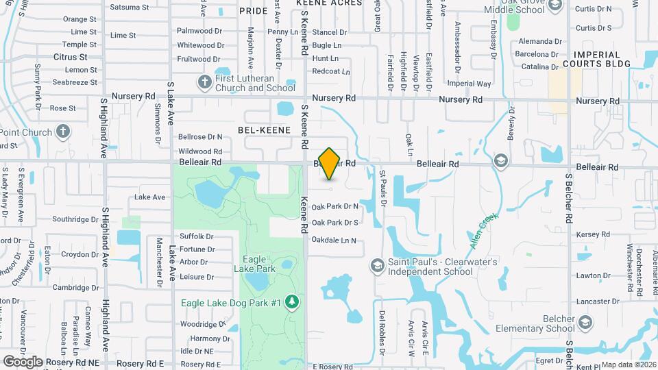 1840 Palmcrest Ln Map and Location Details