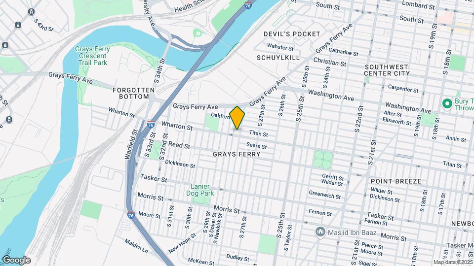 2807 Wharton St Map and Location Details