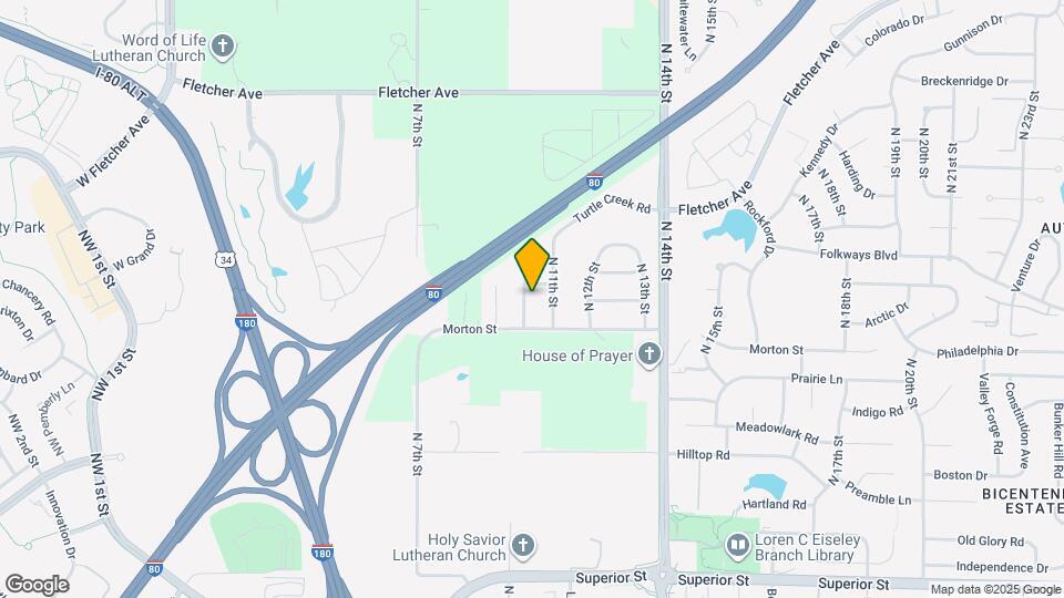 5248 N 10th St Map and Location Details