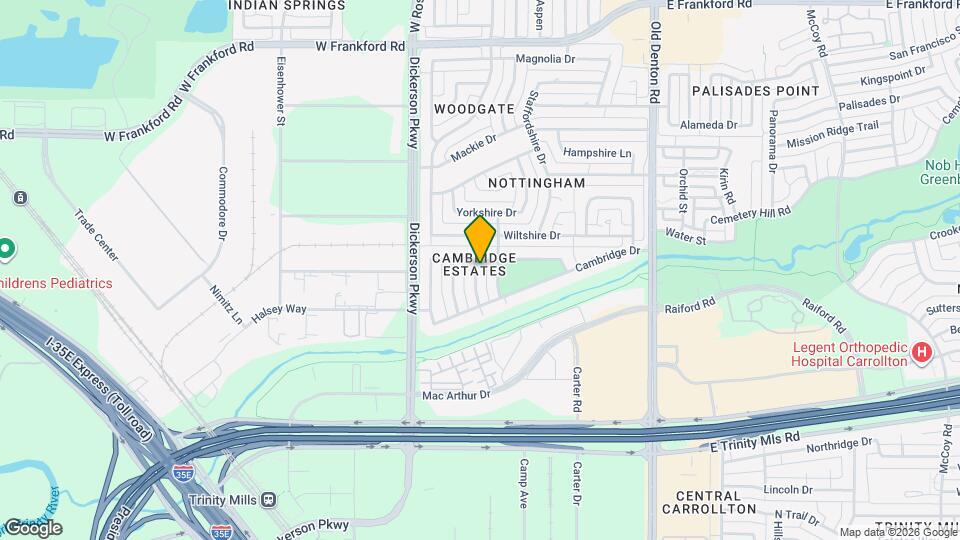 2710 Devonshire Dr Map and Location Details