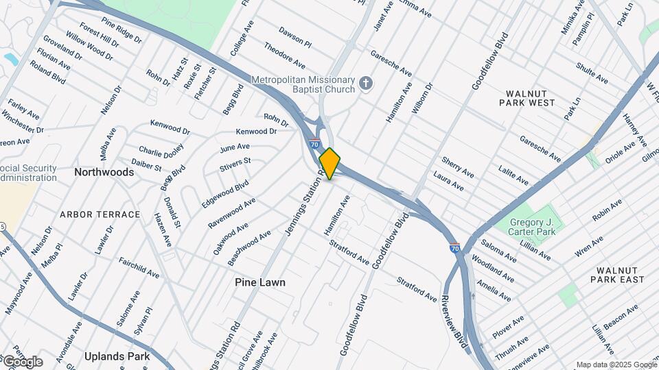 4535 Rosewood Ave Map and Location Details