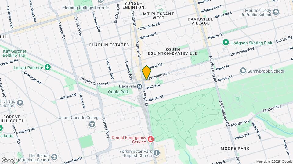 1901 Yonge St Map and Location Details
