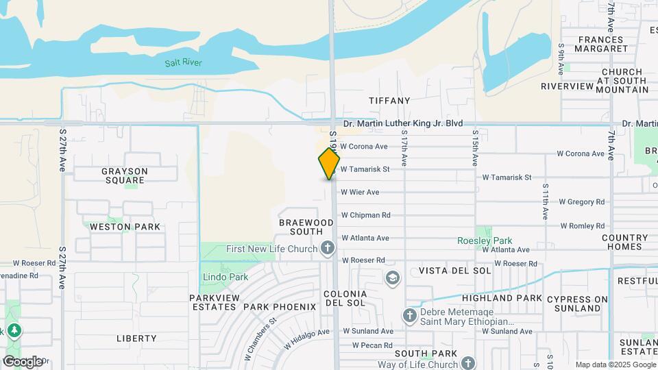 4624 S 19th Ave Map and Location Details