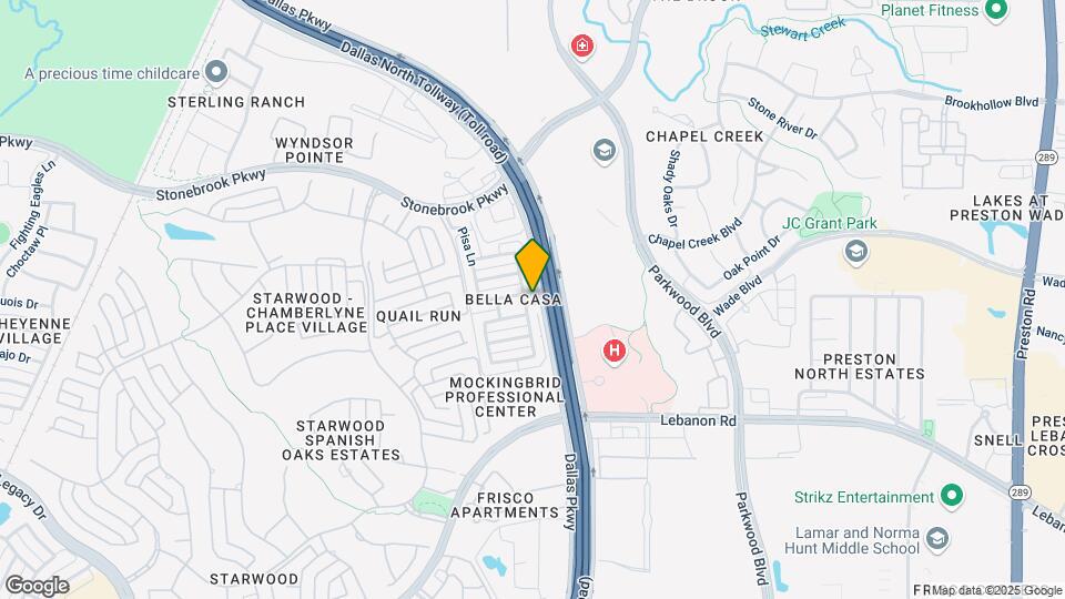 5706 Grosseto Dr Map and Location Details