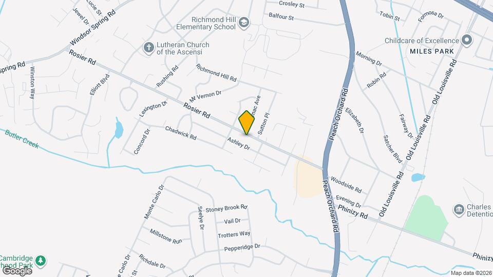 2048 Rosier Rd Map and Location Details