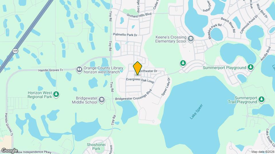 15025 Evergreen Oak Loop Mapa y Detalles de la Ubicación