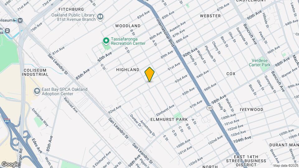 9112 D St Map and Location Details