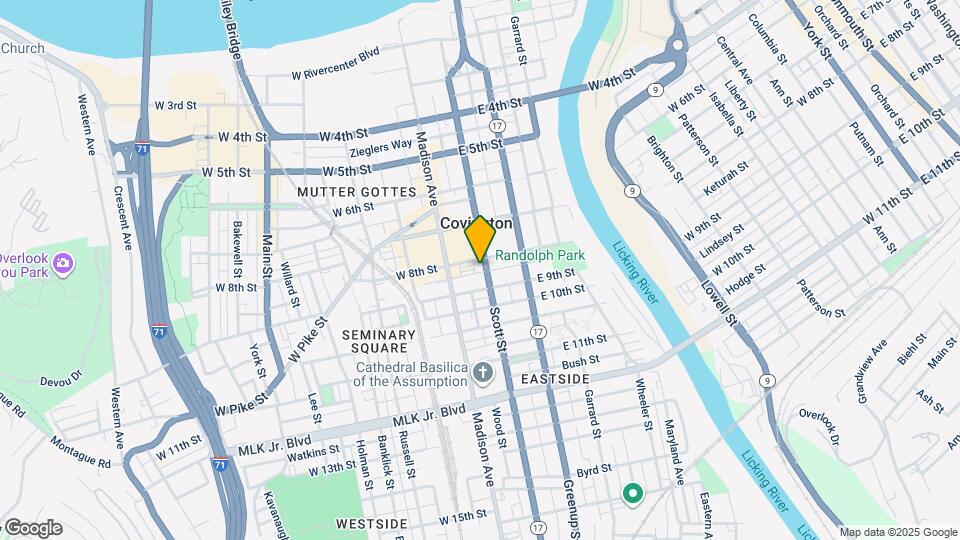 805 Scott St Map and Location Details