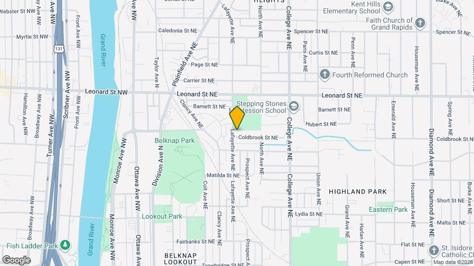 1036 Lafayette Ave NE Map and Location Details