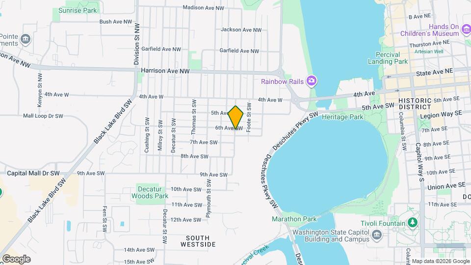 606 Percival St SW Mapa y Detalles de la Ubicación