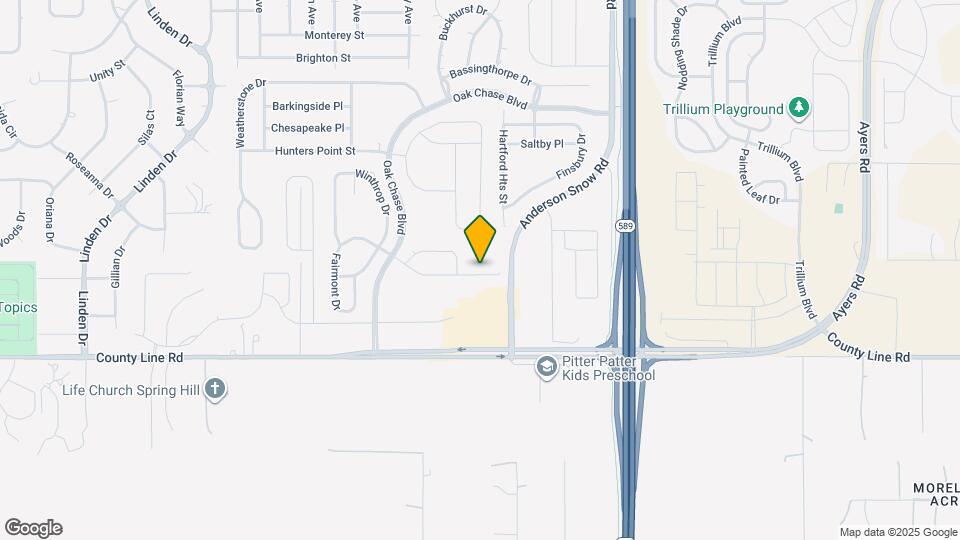 13749 Hunting Creek Pl Mapa y Detalles de la Ubicación