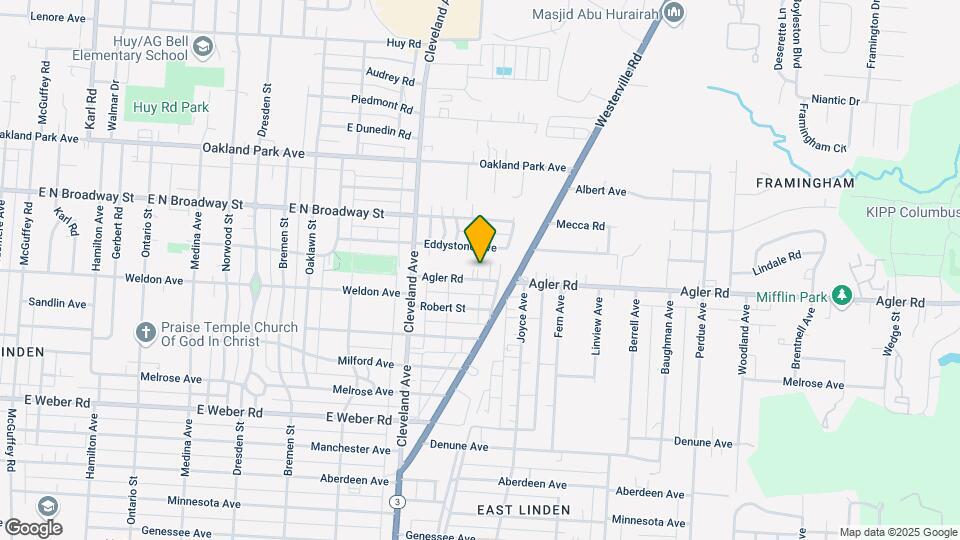 1900 Agler Rd Map and Location Details