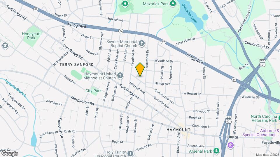 1524 Brookside Ave Map and Location Details